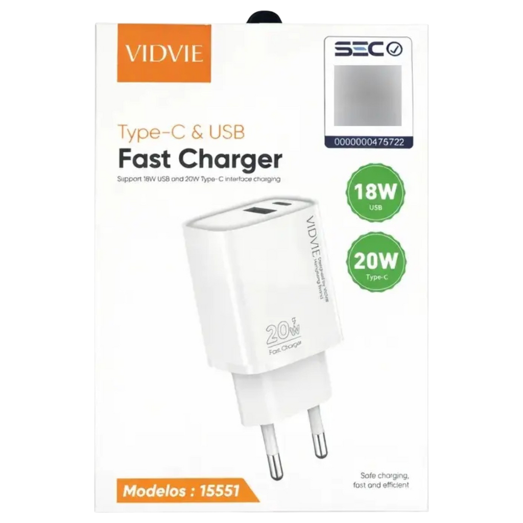 Pack cargador carga rápida doble puerto Tipo-c 20W, Usb 18W. + cable Tipo-c, Lighting IP (IPhone) 30W. Trenzado reforzado 1,20cm.