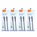 4 Cables Usb-c A Usb-c 60w Power Delivery Carga Rápida Trenzado Reforzado