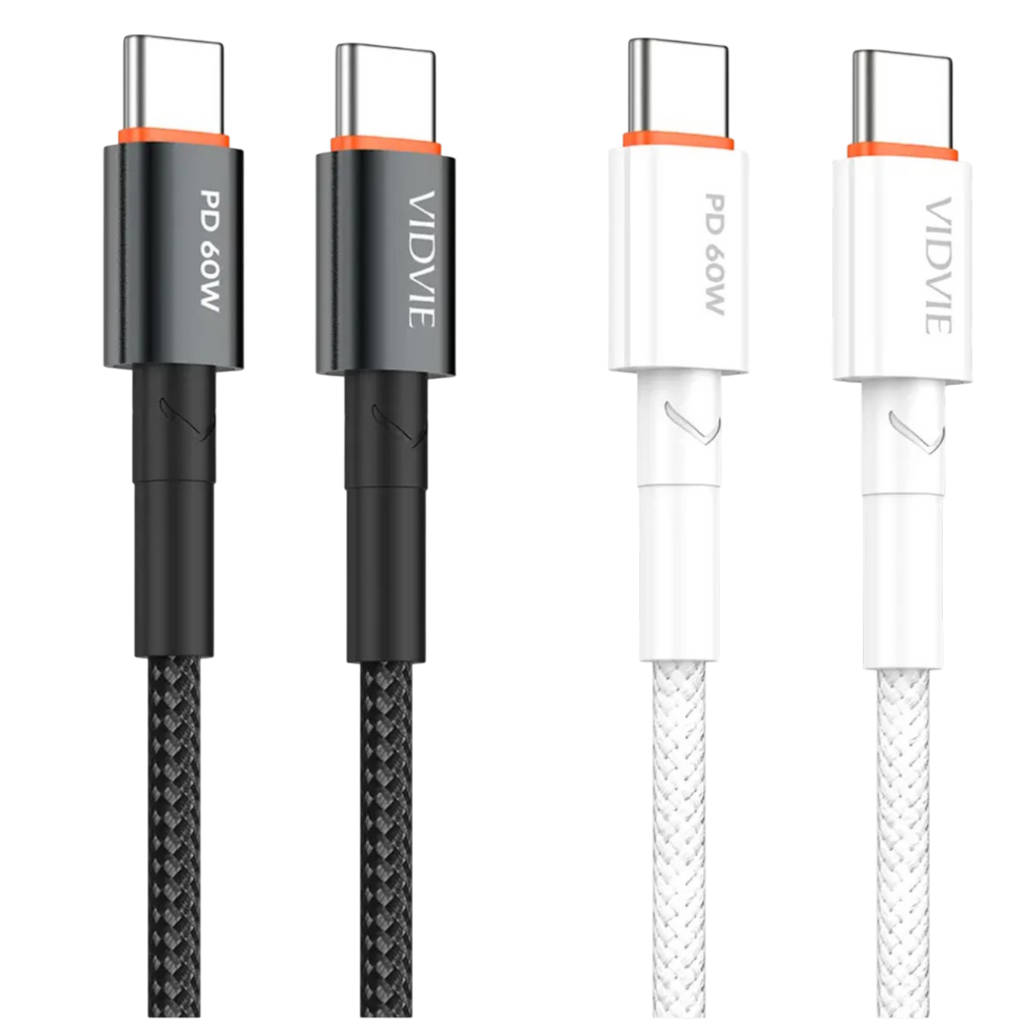 4 Cables Usb-c A Usb-c 60w Power Delivery Carga Rápida Trenzado Reforzado
